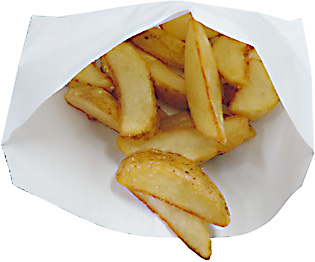 皮付きカットポテト