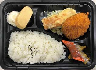 ミンチカツランチ