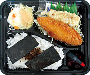 のり白身魚フライ弁当