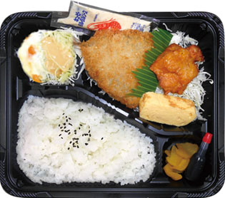 アジフライ弁当