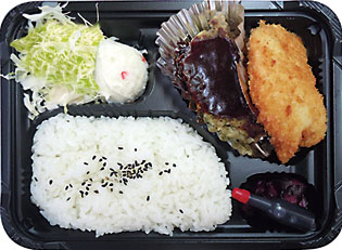 ハンバーグ＆チキンカツランチ