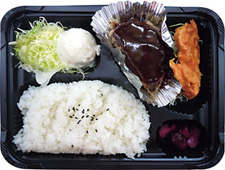 ハンバーグ＆唐揚げランチ