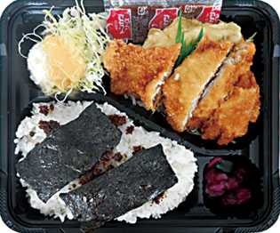 のりチキンカツ弁当